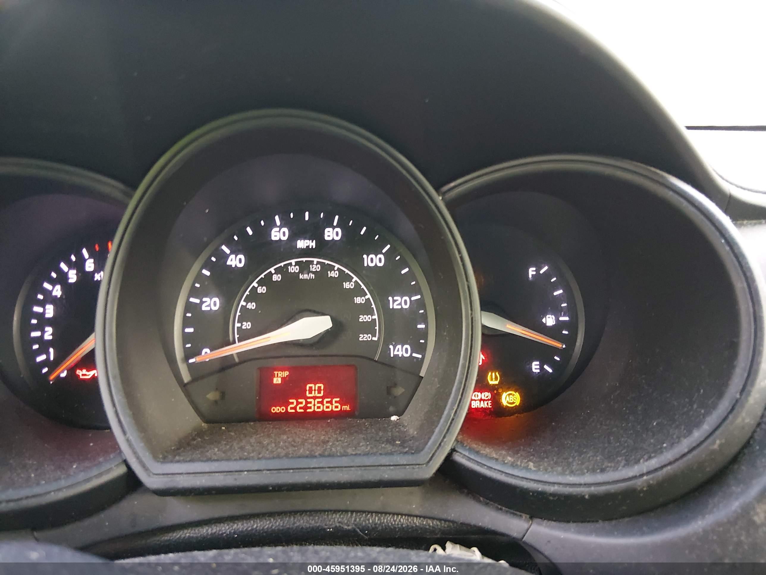 2013 Kia Rio Lx Silver vin: KNADM5A30D6108663
