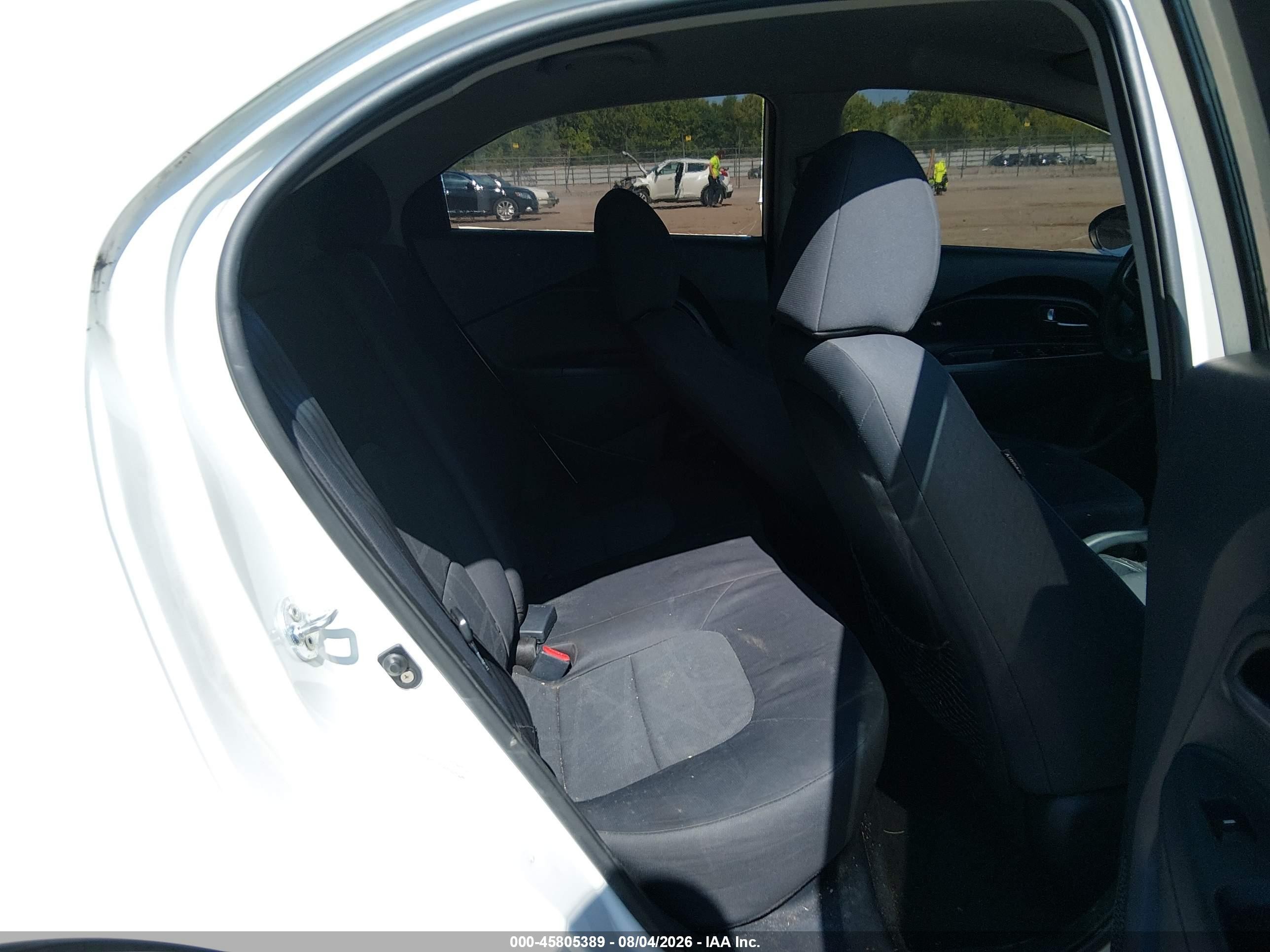 2013 Kia Rio Lx Белый vin: KNADM5A30D6118934