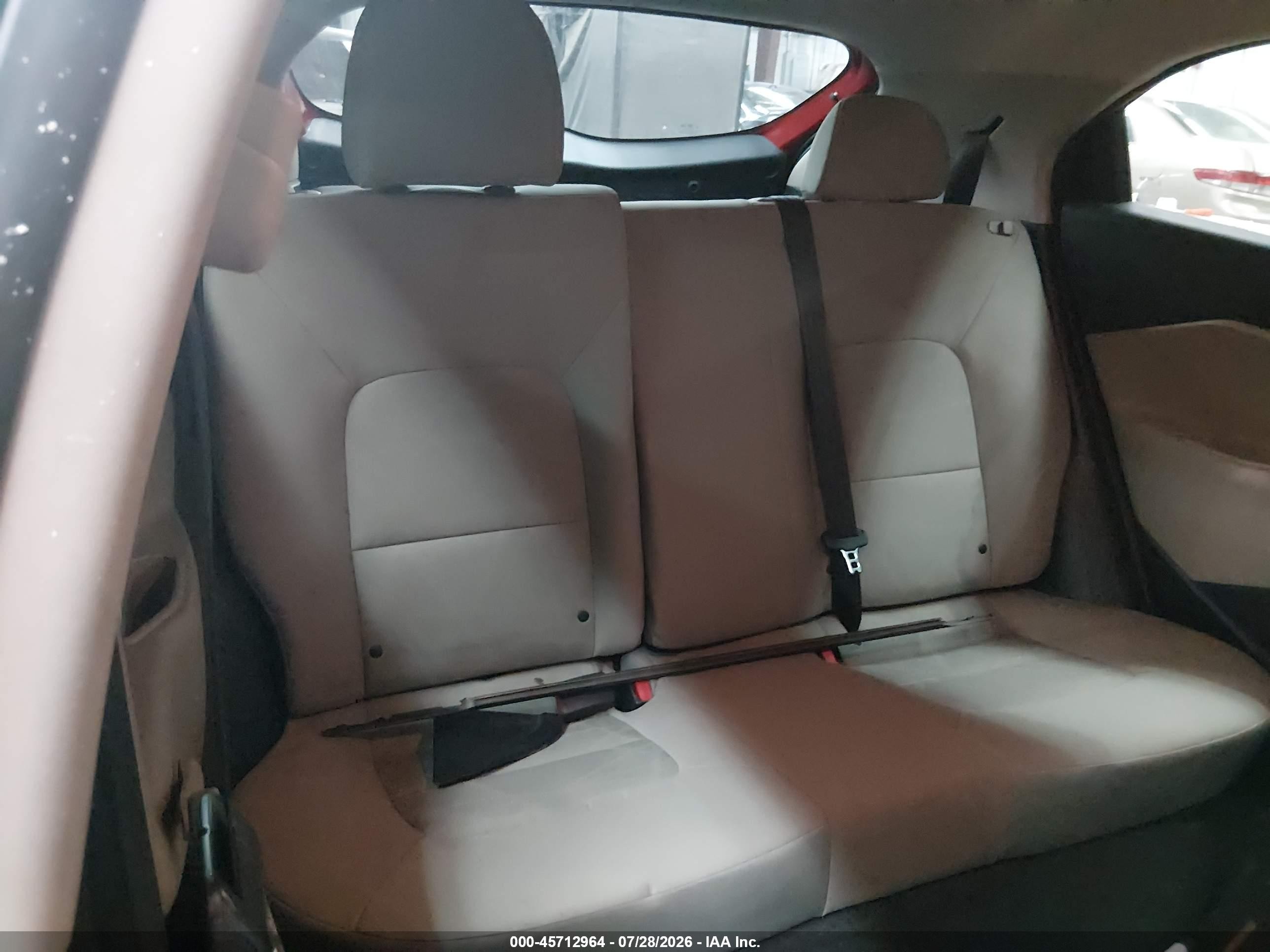 2014 Kia Rio Lx Red vin: KNADM5A30E6415929