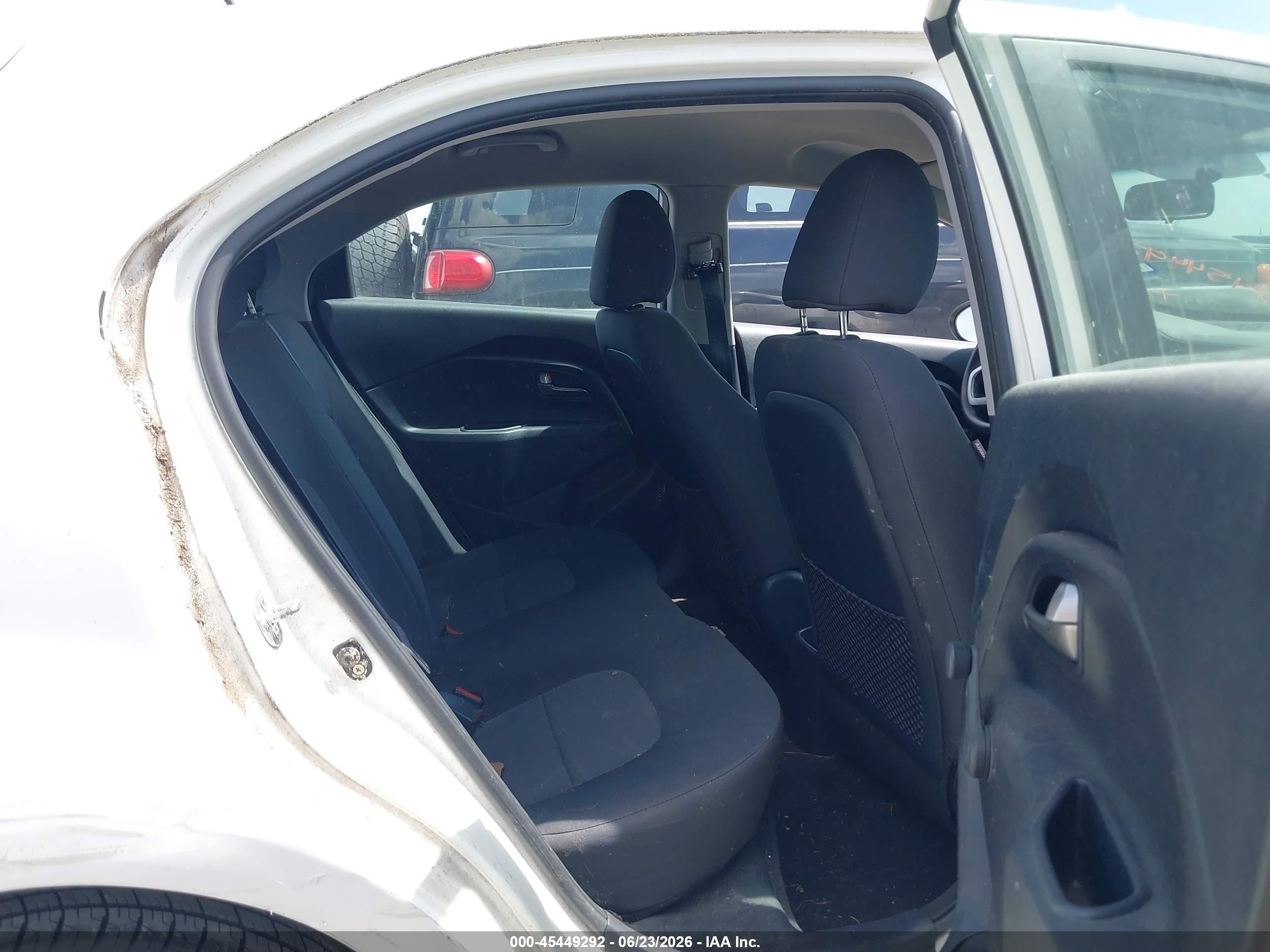 2012 Kia Rio5 Lx White vin: KNADM5A31C6014449