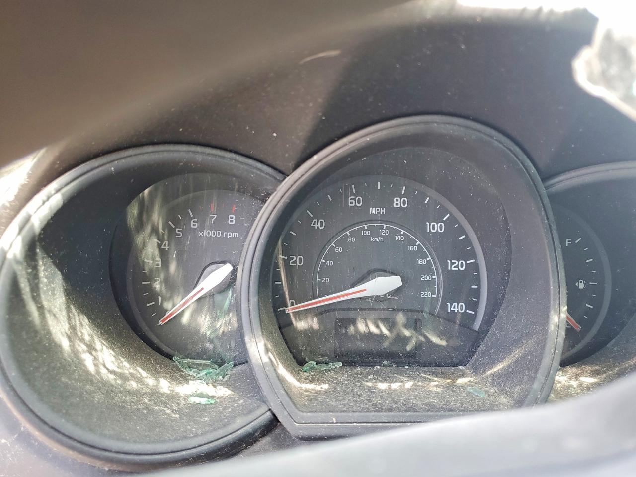 2012 Kia Rio Lx Silver vin: KNADM5A31C6036502