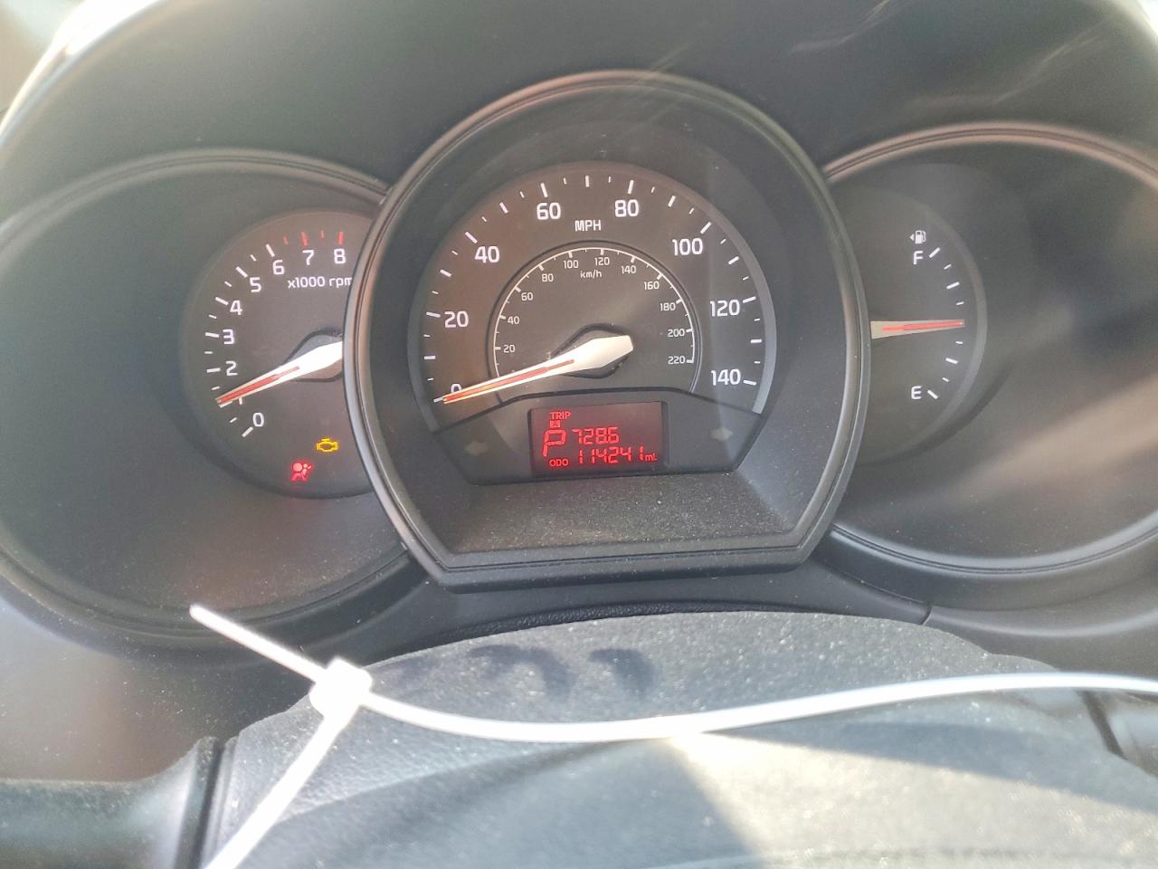 2013 Kia Rio Lx Black vin: KNADM5A31D6288686