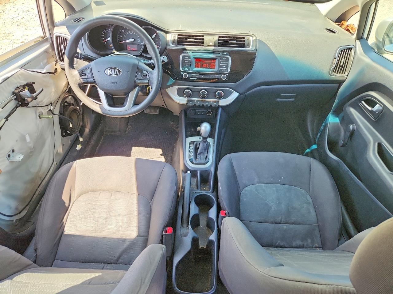2016 Kia Rio Lx Silver vin: KNADM5A31G6699493