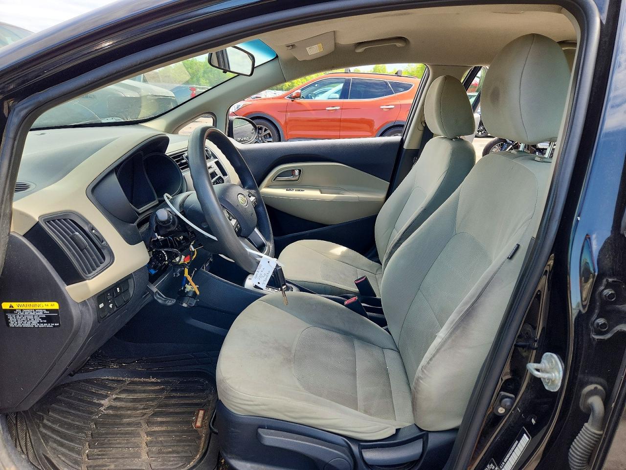 2012 Kia Rio Lx Black vin: KNADM5A32C6039344