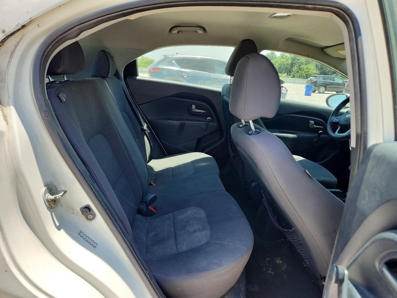 2013 Kia Rio Lx White vin: KNADM5A32D6262520