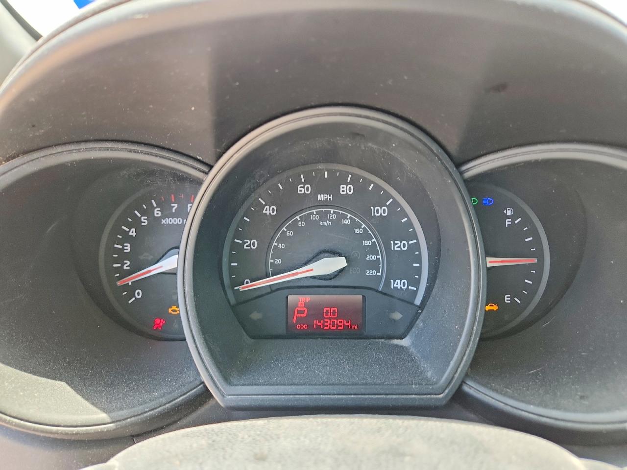 2013 Kia Rio Lx White vin: KNADM5A32D6262520