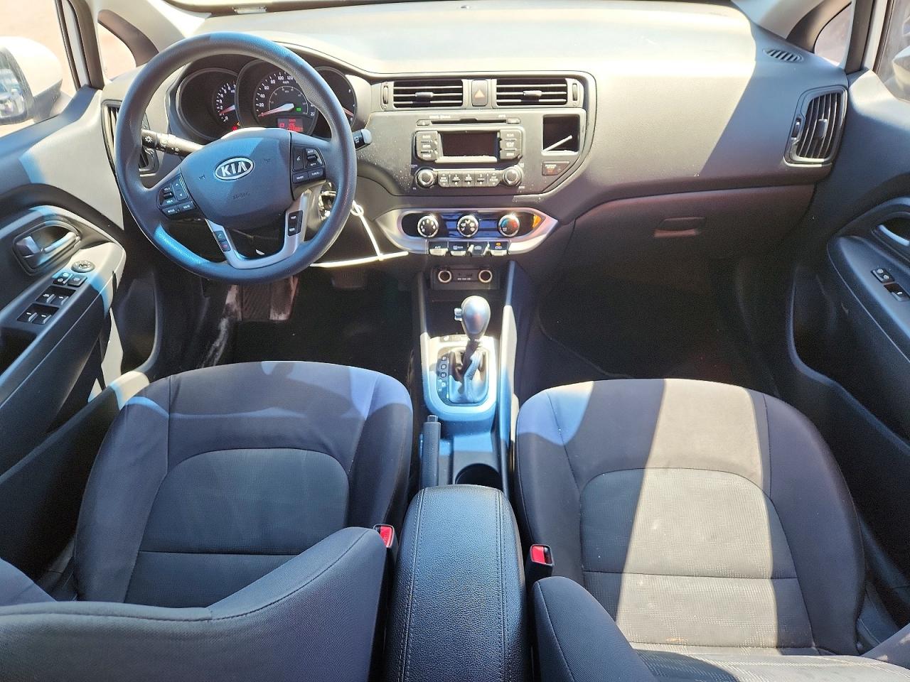 2013 Kia Rio Lx White vin: KNADM5A32D6768476