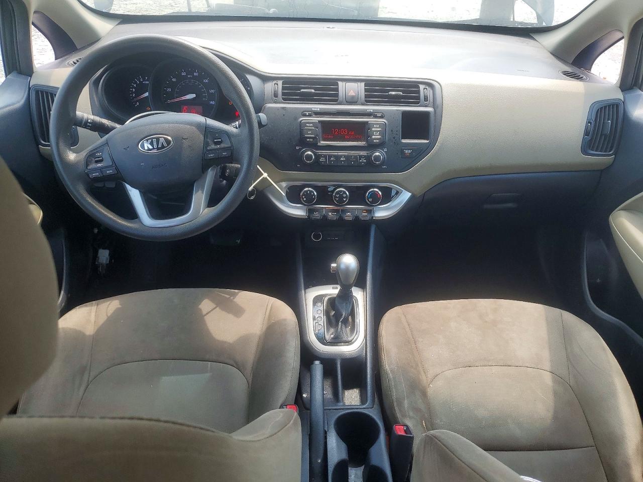 2014 Kia Rio Lx Black vin: KNADM5A32E6406195