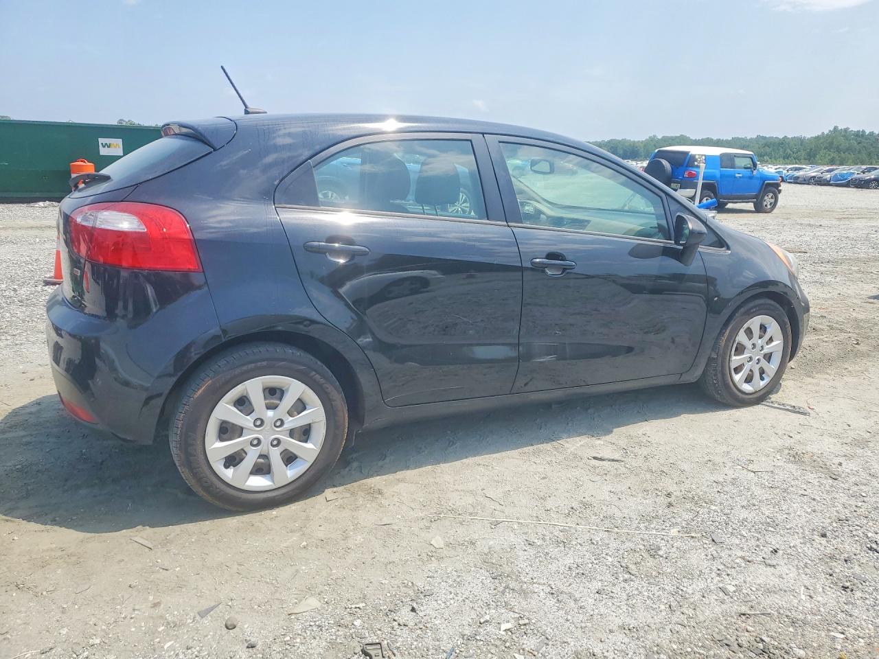 2014 Kia Rio Lx Black vin: KNADM5A32E6406195