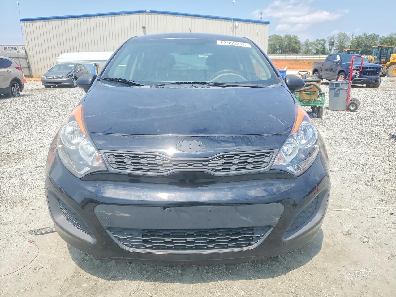 2014 Kia Rio Lx Black vin: KNADM5A32E6406195