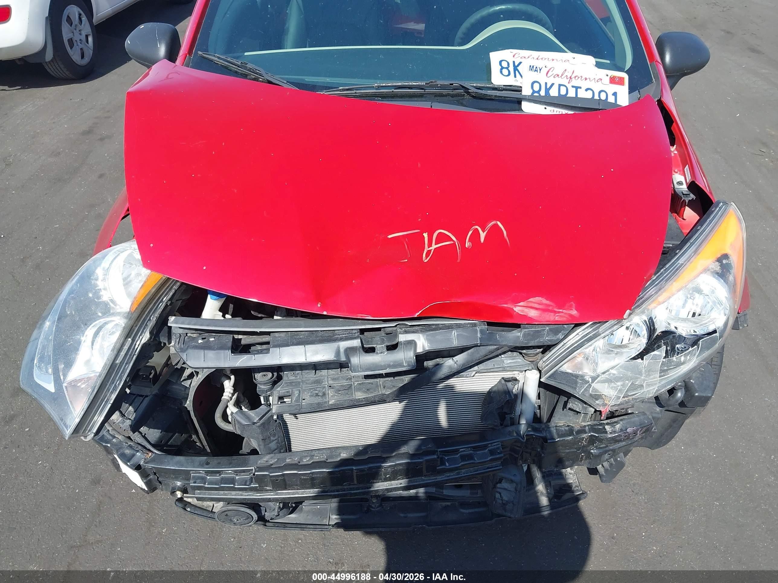 2015 Kia Rio Lx Red vin: KNADM5A32F6458458