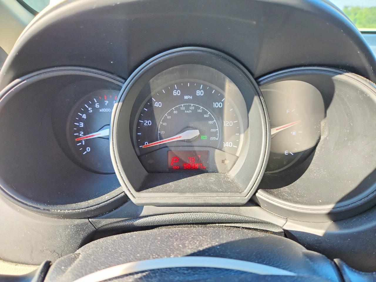 2013 Kia Rio Lx White vin: KNADM5A33D6106597