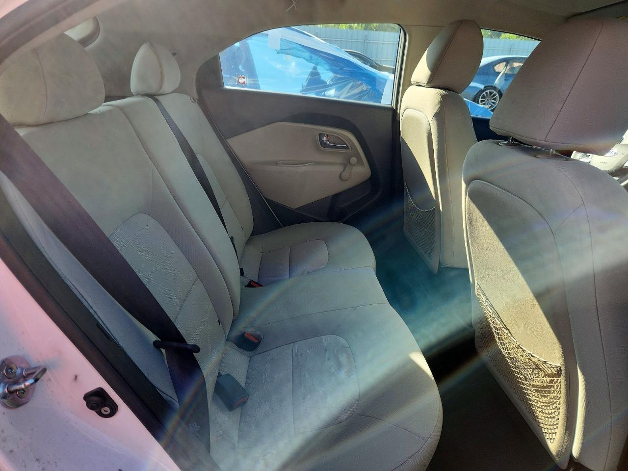 2013 Kia Rio Lx White vin: KNADM5A33D6106597