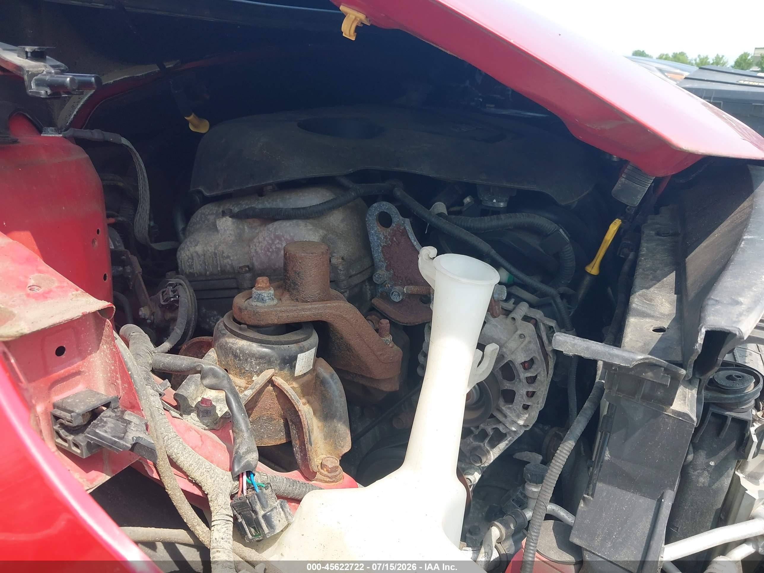2013 Kia Rio Lx Red vin: KNADM5A33D6127949