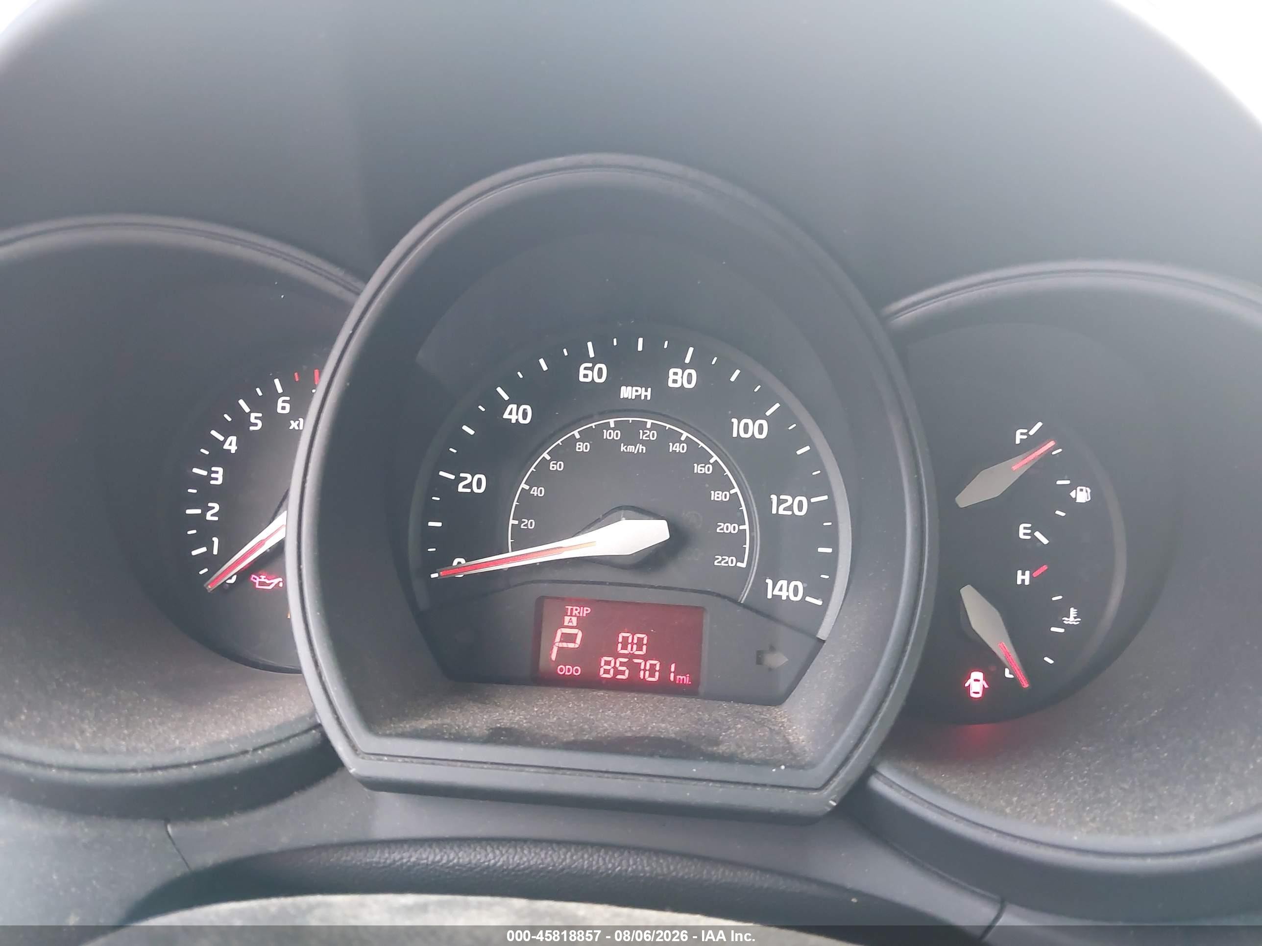 2015 Kia Rio Lx Silver vin: KNADM5A33F6428045