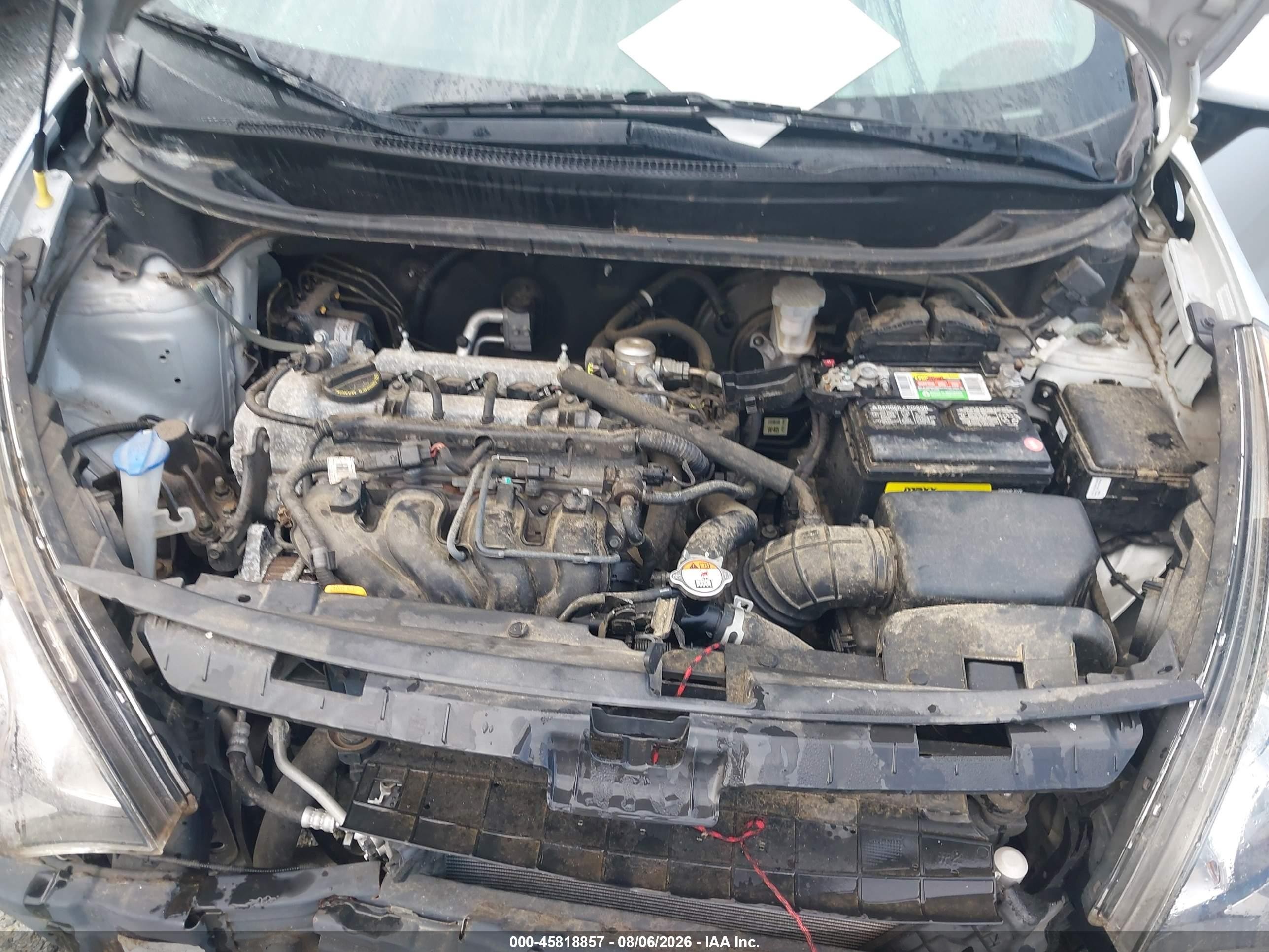 2015 Kia Rio Lx Silver vin: KNADM5A33F6428045