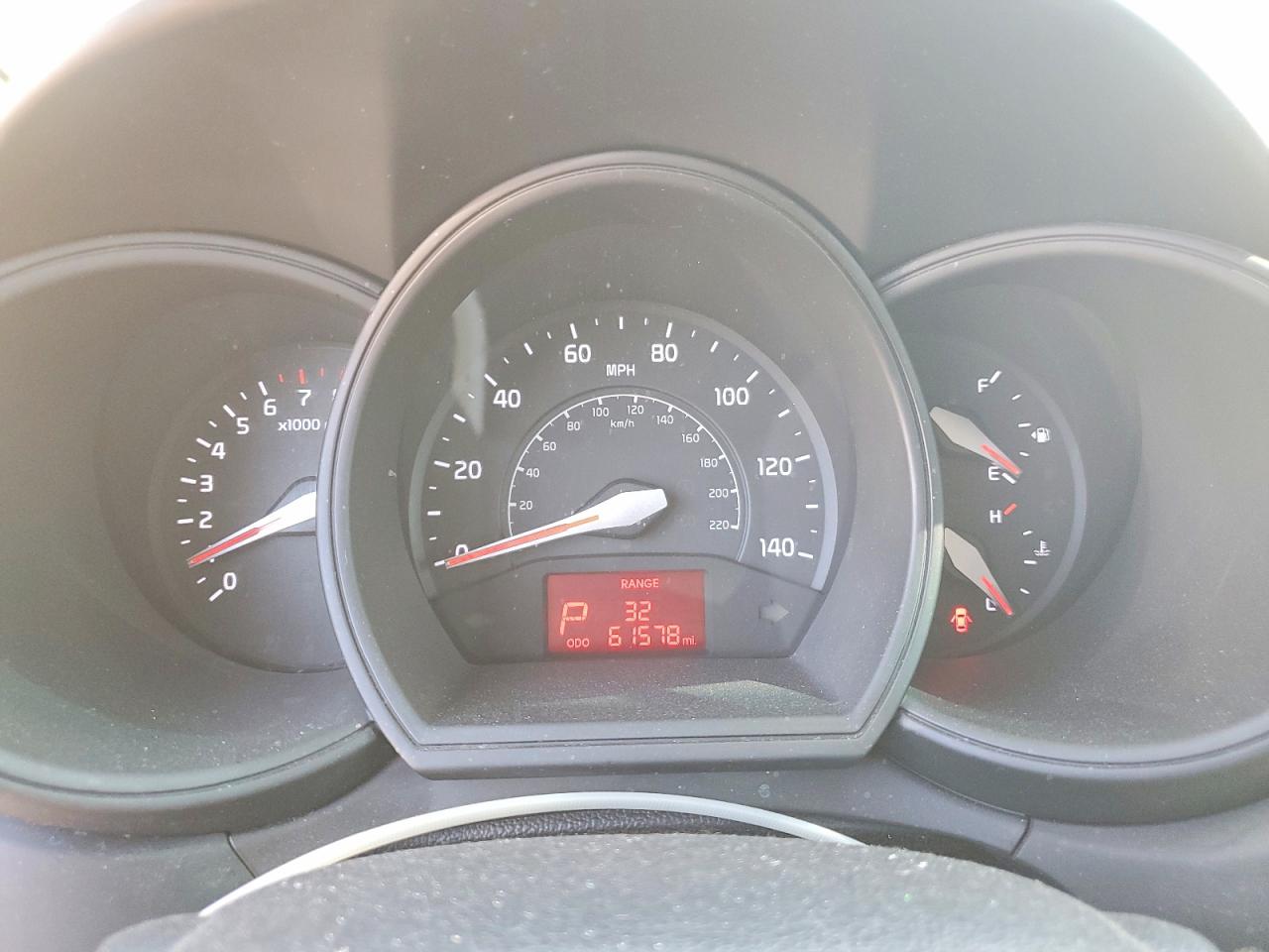 2015 Kia Rio Lx White vin: KNADM5A33F6500717