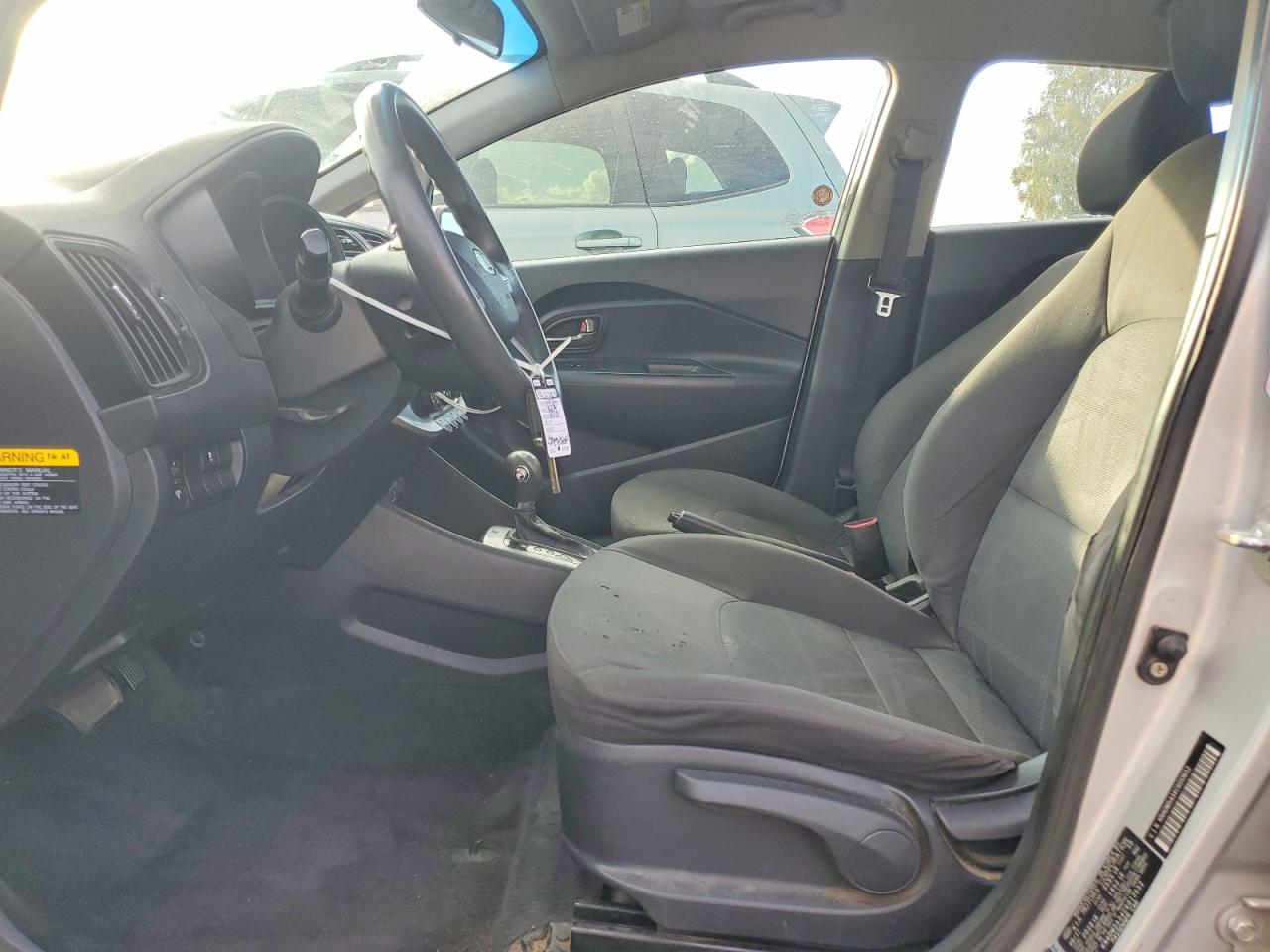 2012 Kia Rio Lx Silver vin: KNADM5A34C6013652