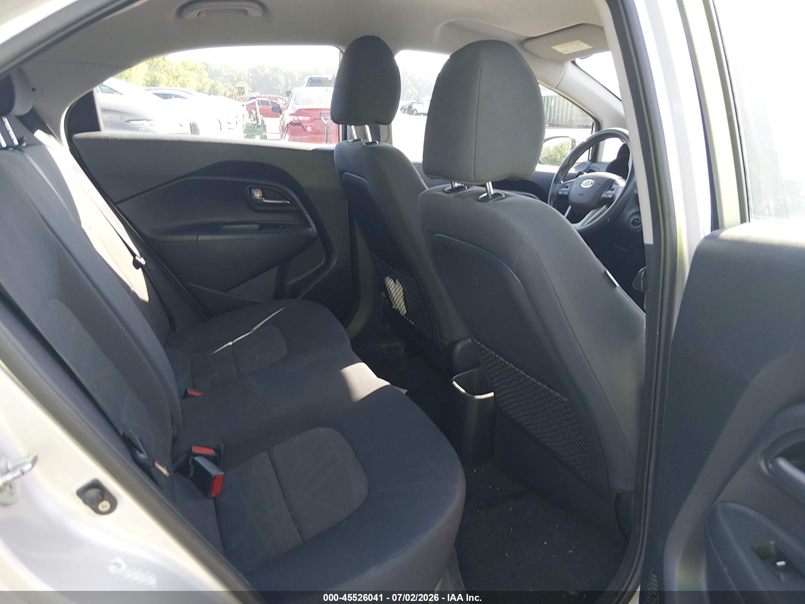 2012 Kia Rio5 Lx Gray vin: KNADM5A34C6015952