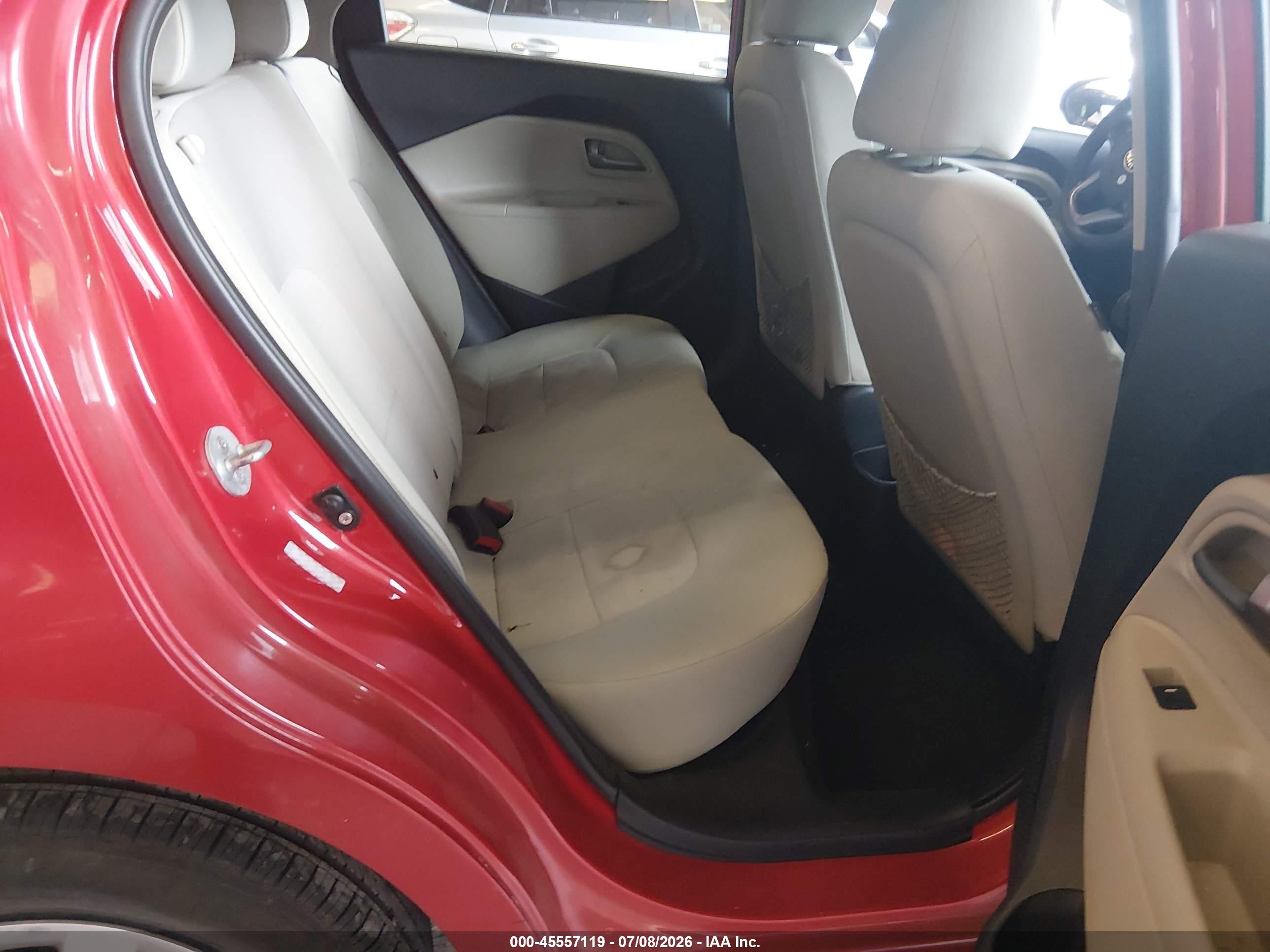 2013 Kia Rio Lx Red vin: KNADM5A34D6110397