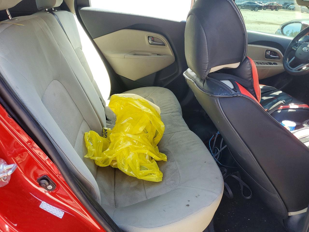 2013 Kia Rio Lx Red vin: KNADM5A34D6261739