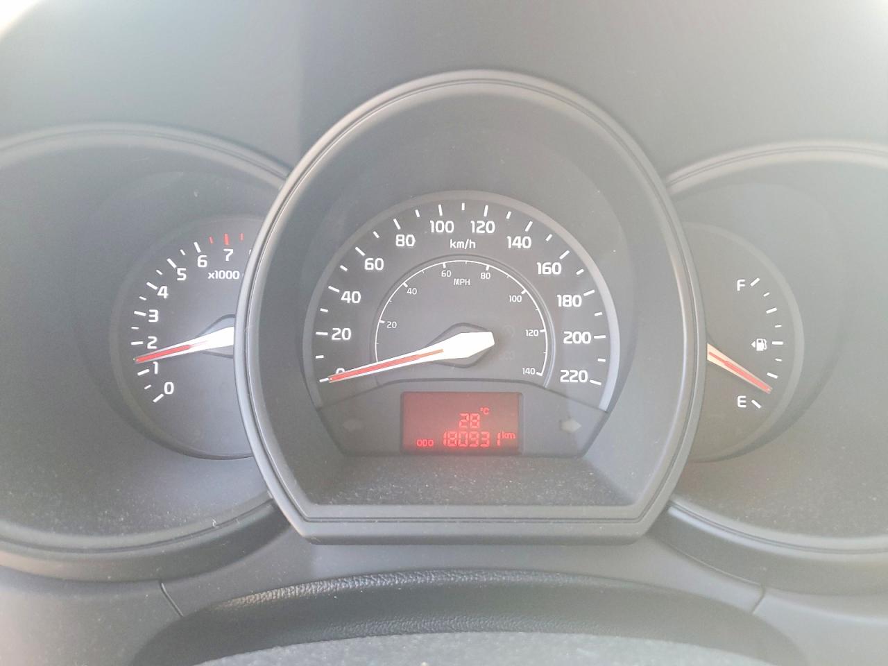 2012 Kia Rio Lx Red vin: KNADM5A35C6735521