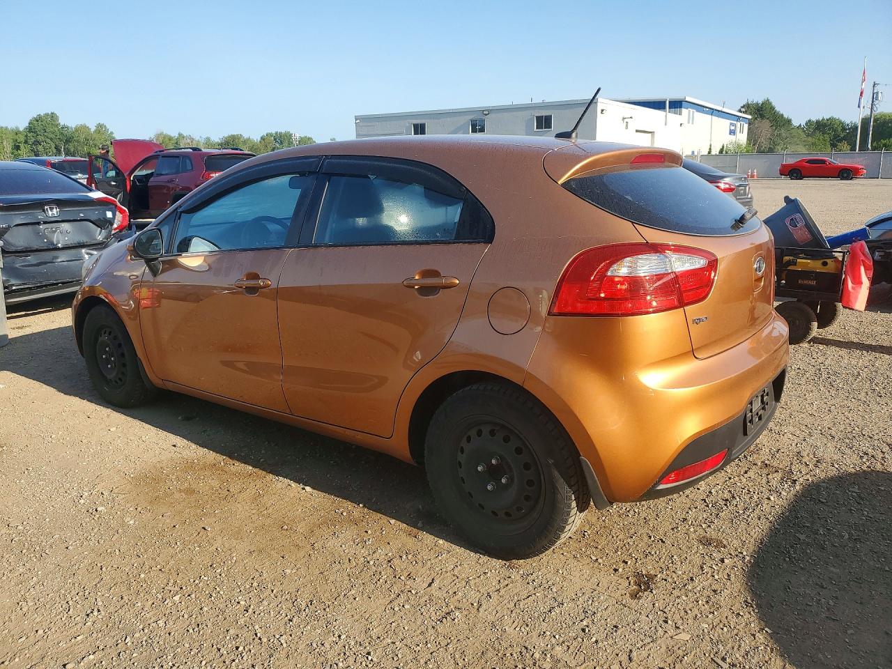 2012 Kia Rio Lx Оранжевый vin: KNADM5A35C6756031
