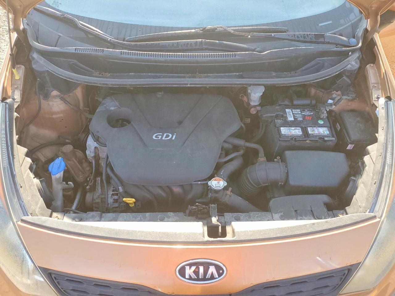 2012 Kia Rio Lx Оранжевый vin: KNADM5A35C6756031