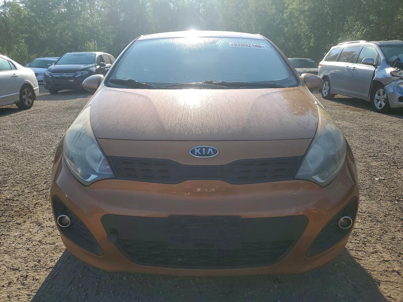 2012 Kia Rio Lx Оранжевый vin: KNADM5A35C6756031