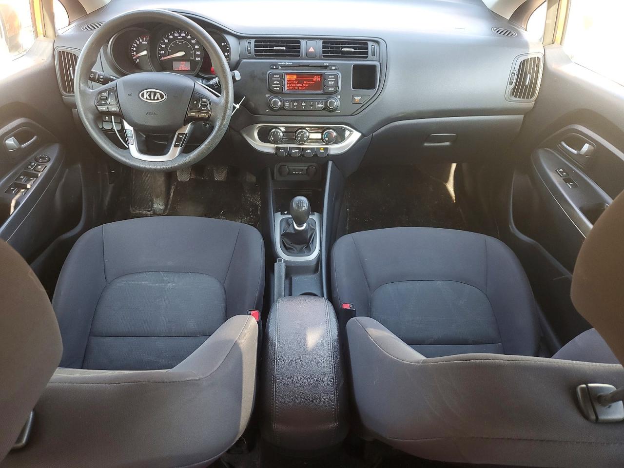 2012 Kia Rio Lx Оранжевый vin: KNADM5A35C6756031