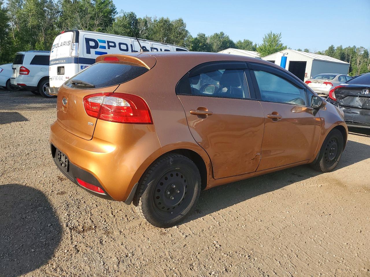 2012 Kia Rio Lx Оранжевый vin: KNADM5A35C6756031