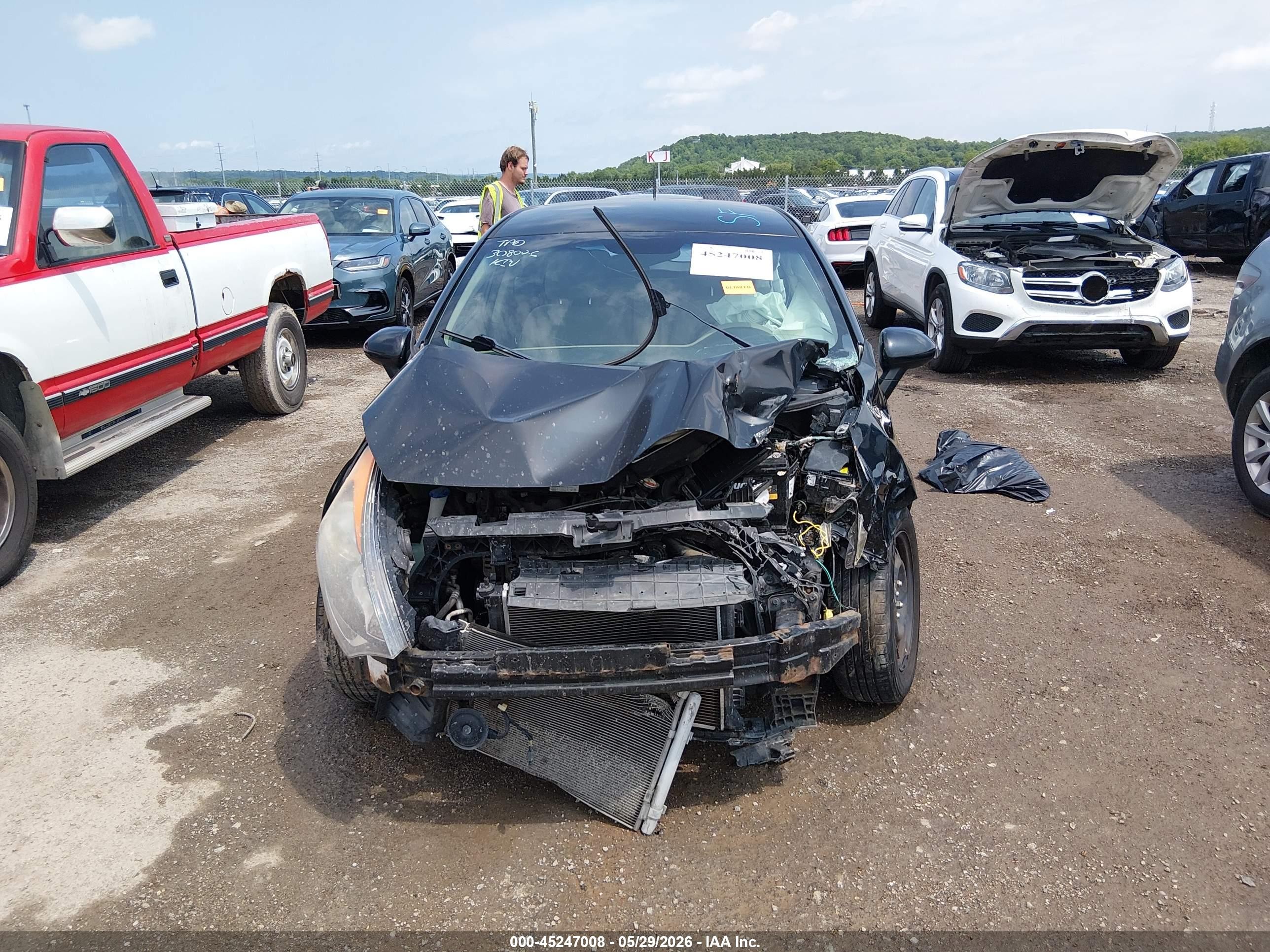 2014 Kia Rio Lx Black vin: KNADM5A35E6362578