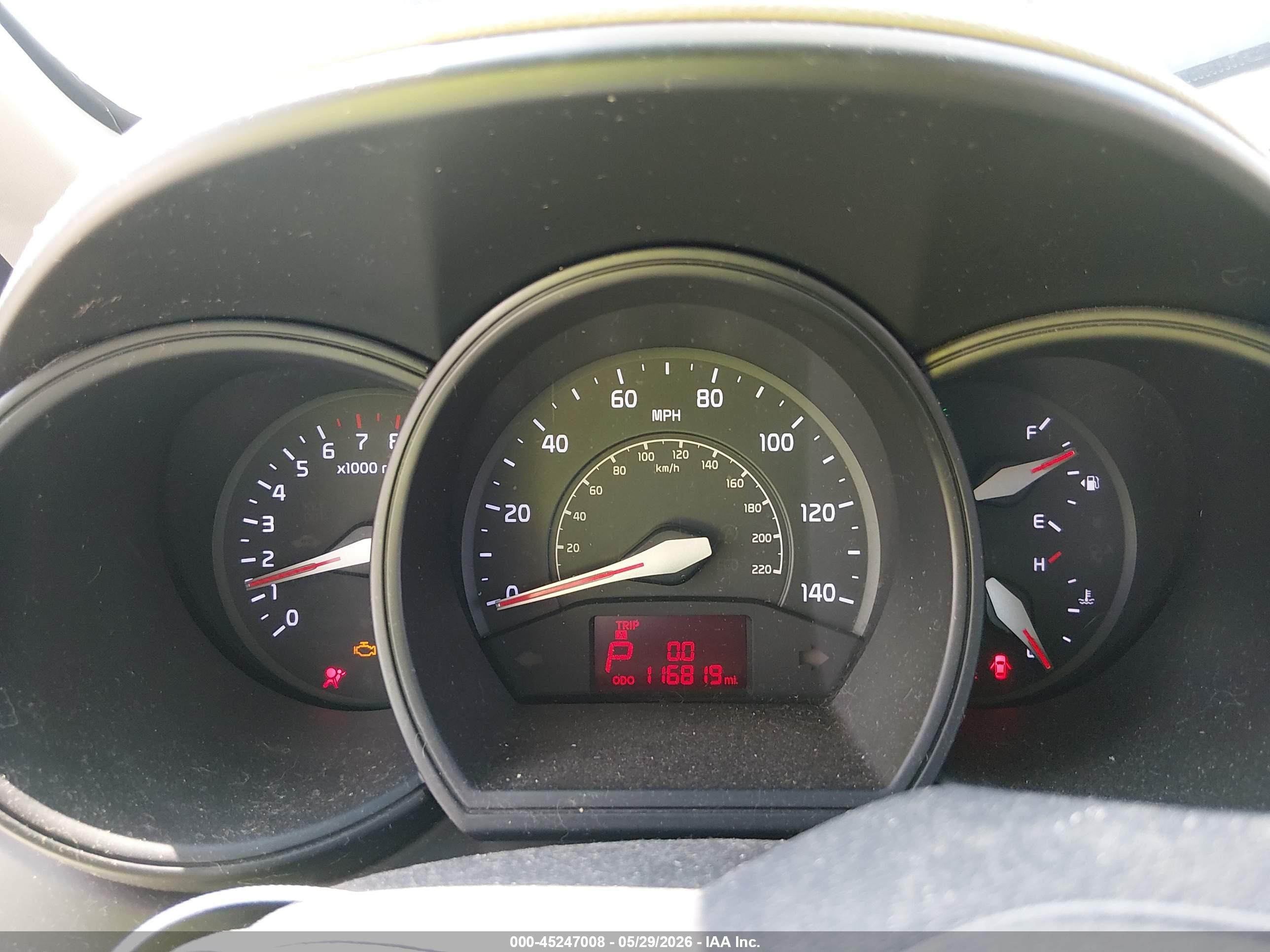2014 Kia Rio Lx Black vin: KNADM5A35E6362578
