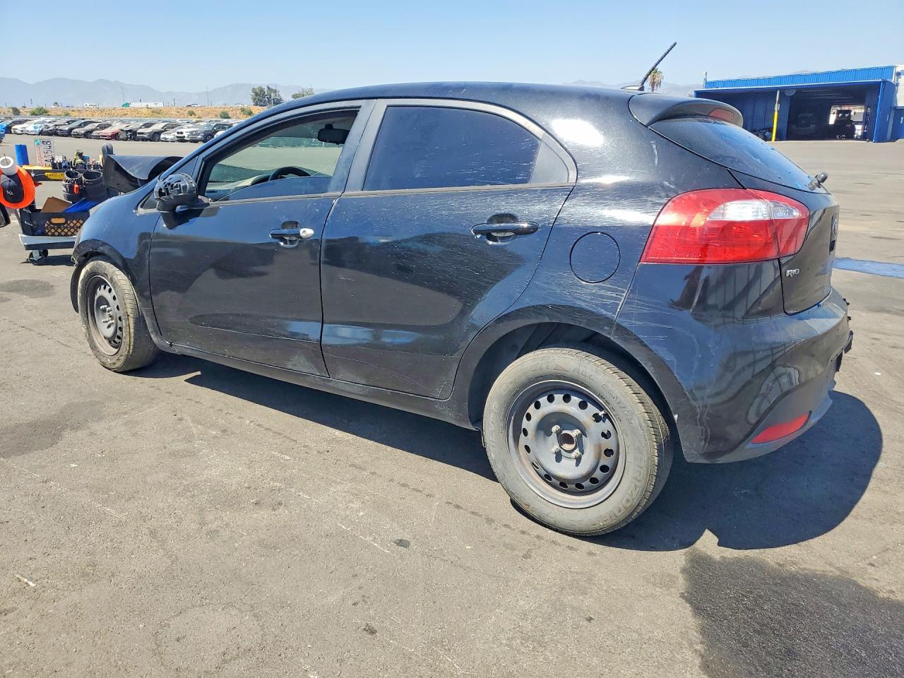2015 Kia Rio Lx Black vin: KNADM5A35F6494175