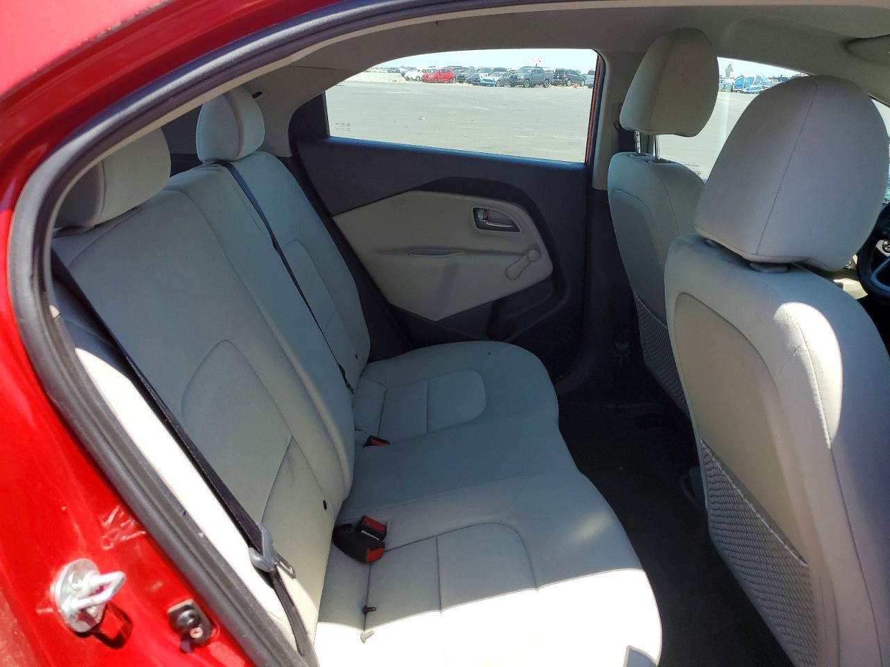 2012 Kia Rio Lx Red vin: KNADM5A36C6016391