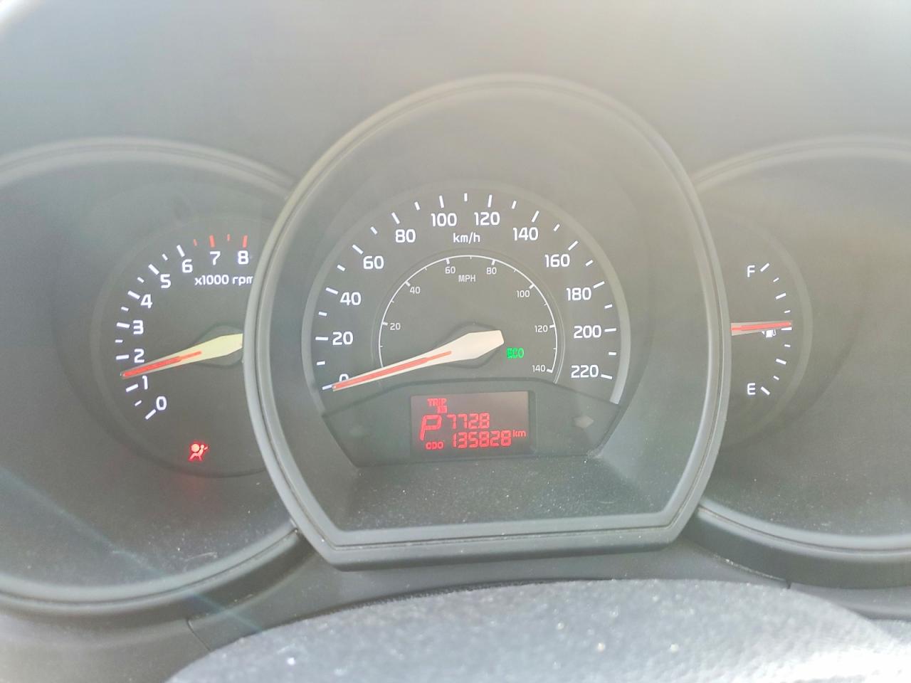 2012 Kia Rio Lx Red vin: KNADM5A36C6759682