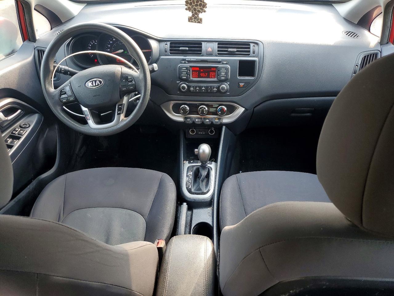 2012 Kia Rio Lx Red vin: KNADM5A36C6759682
