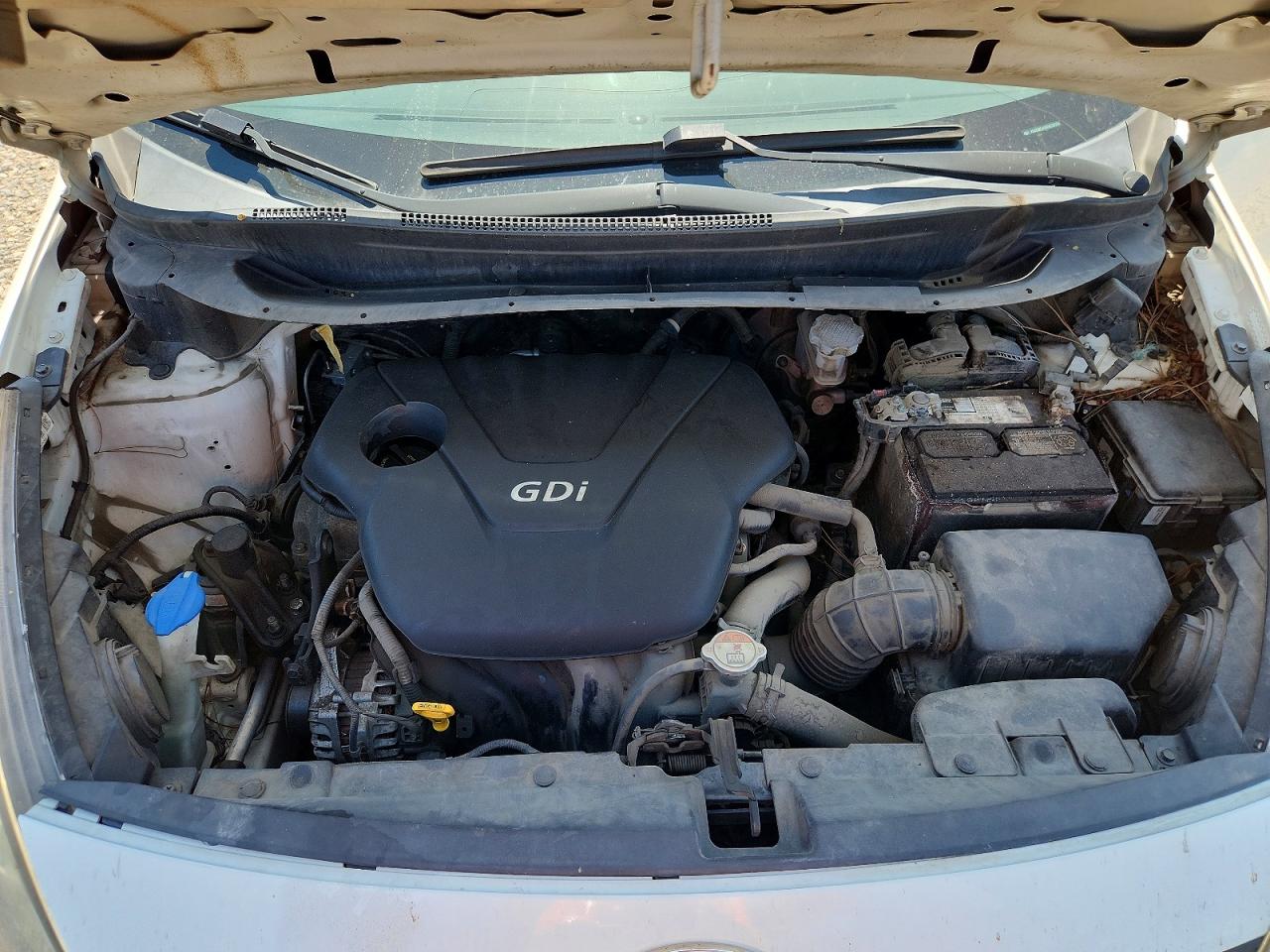 2013 Kia Rio Lx White vin: KNADM5A36D6110014