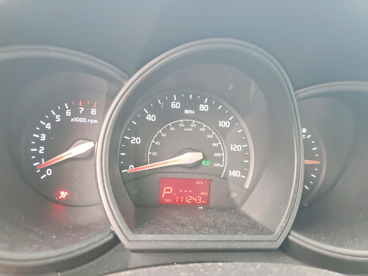 2013 Kia Rio Lx Red vin: KNADM5A36D6231416