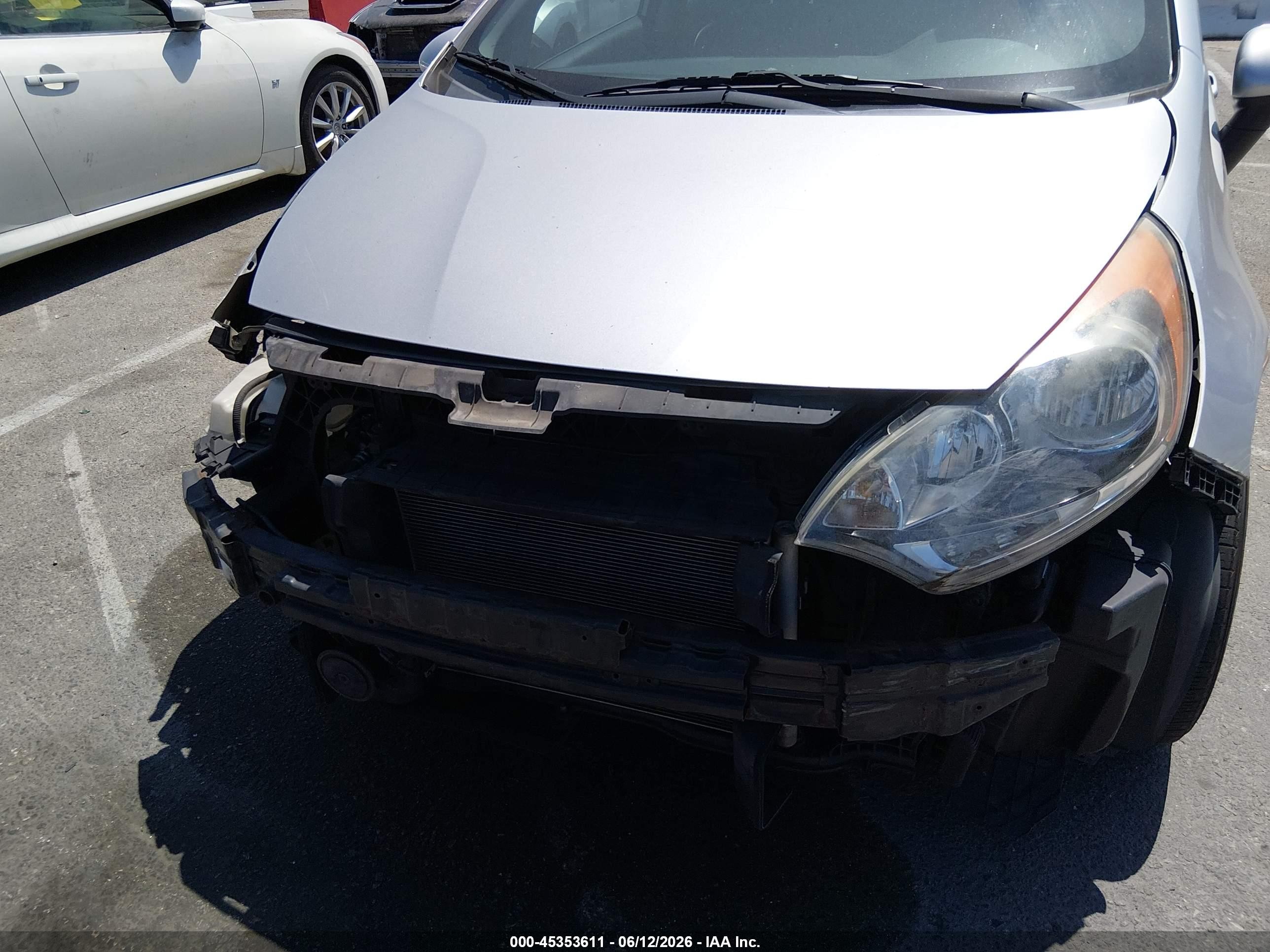 2013 Kia Rio Lx Silver vin: KNADM5A36D6248748