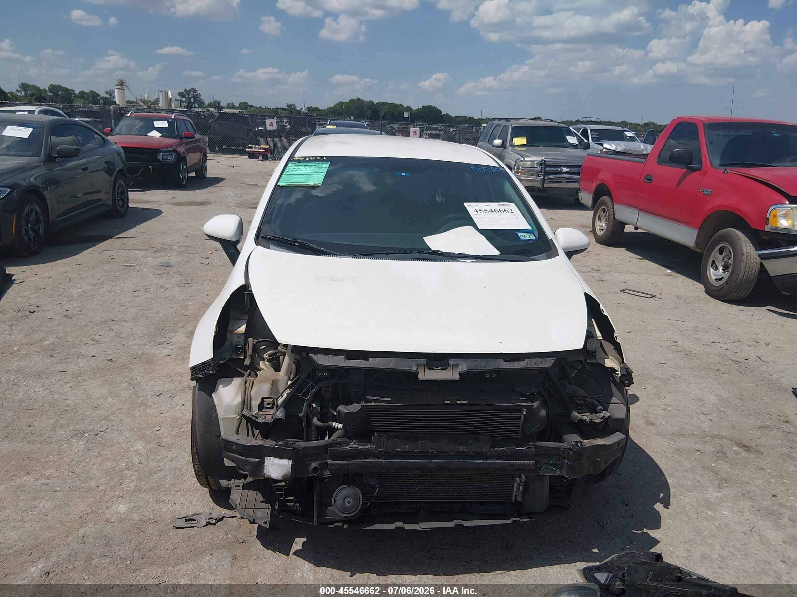 2013 Kia Rio Lx Белый vin: KNADM5A36D6303943