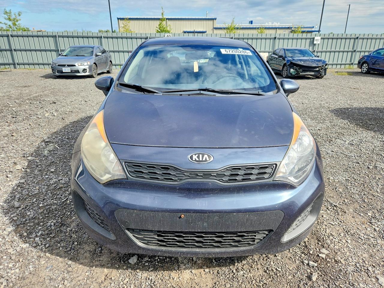 2015 Kia Rio Lx Blue vin: KNADM5A36F6972796