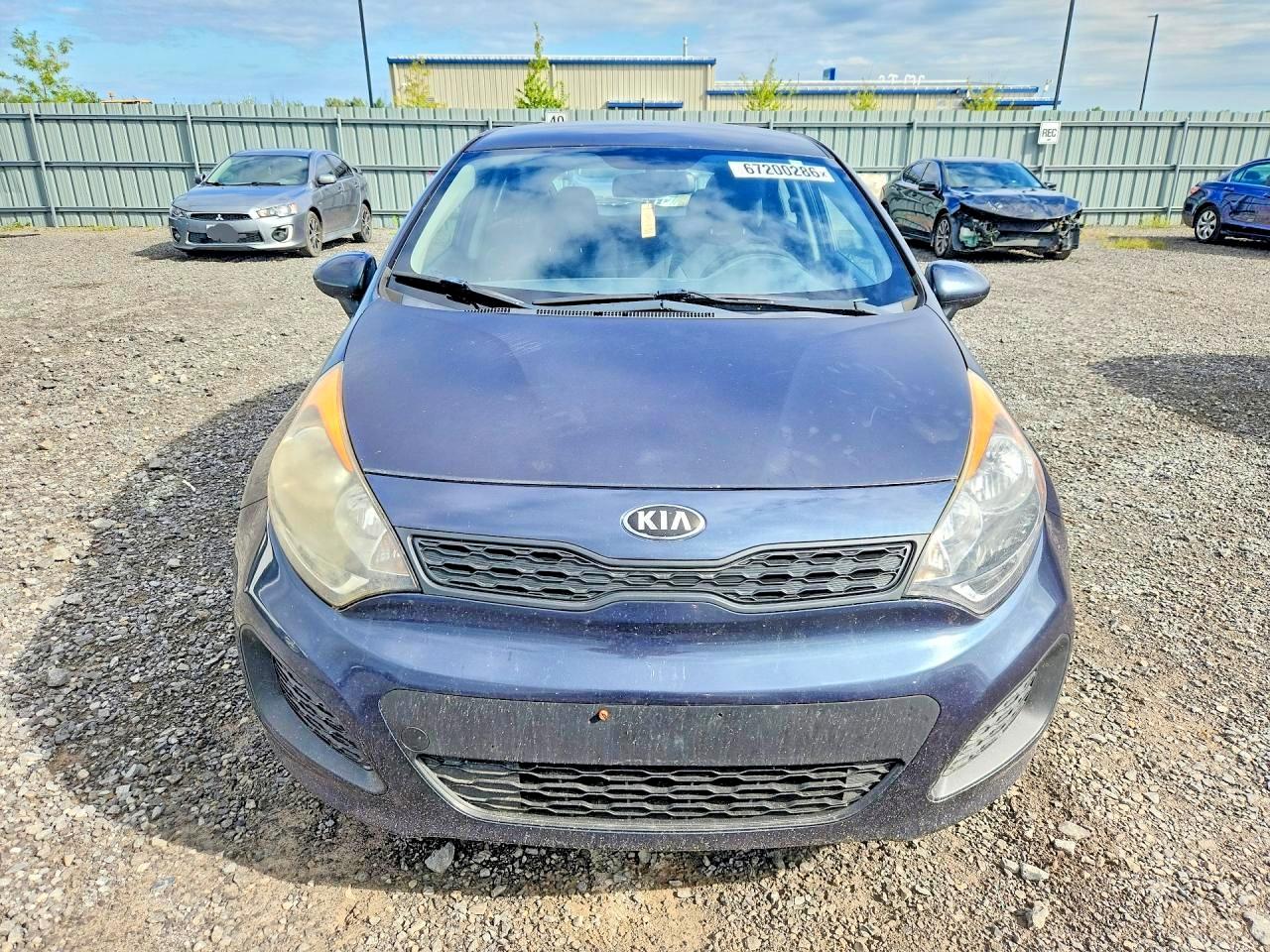 2015 Kia Rio Lx Blue vin: KNADM5A36F6972796