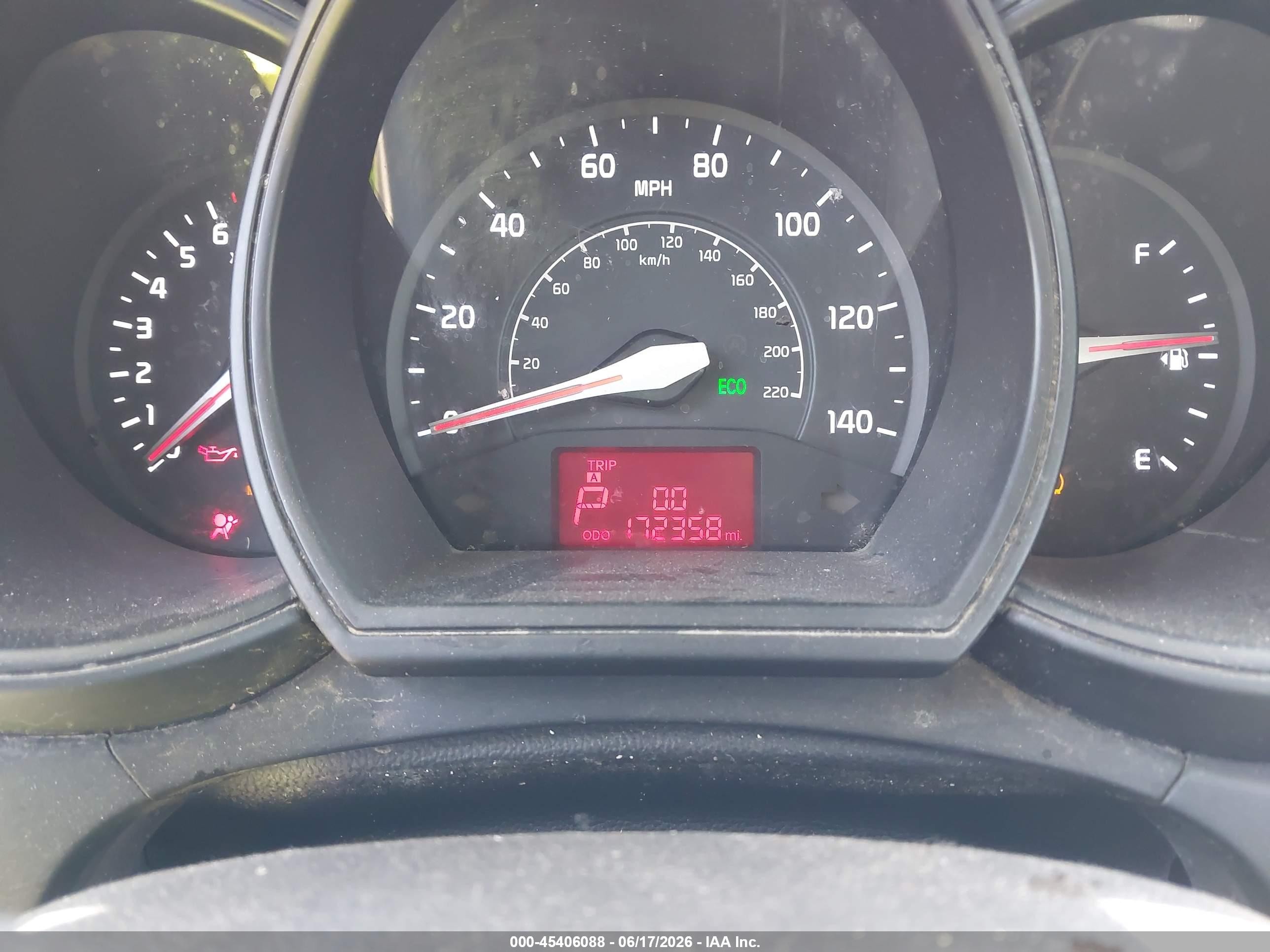 2013 Kia Rio Lx Silver vin: KNADM5A37D6109065