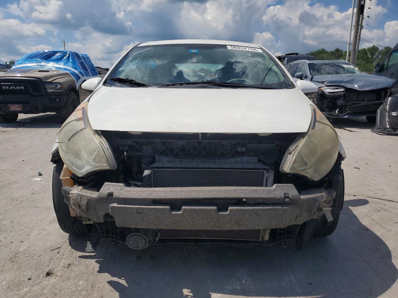 2013 Kia Rio Lx Белый vin: KNADM5A37D6110006