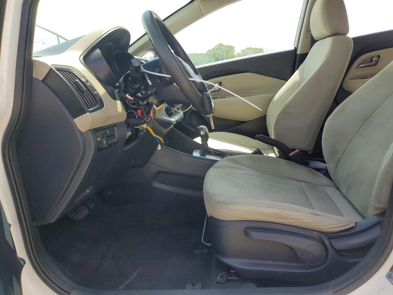 2013 Kia Rio Lx Белый vin: KNADM5A37D6110006