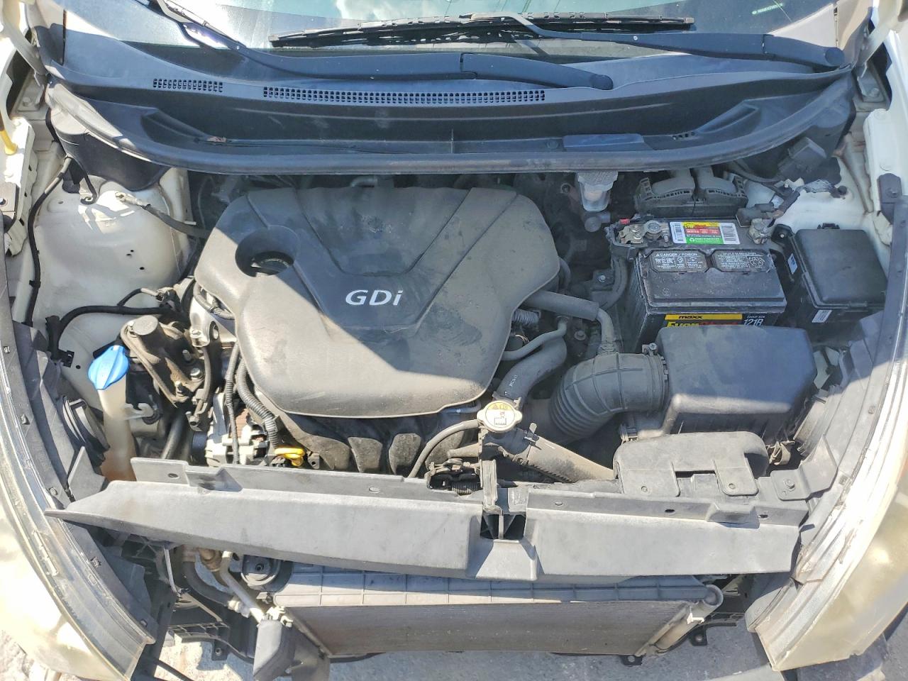 2013 Kia Rio Lx Белый vin: KNADM5A37D6110006