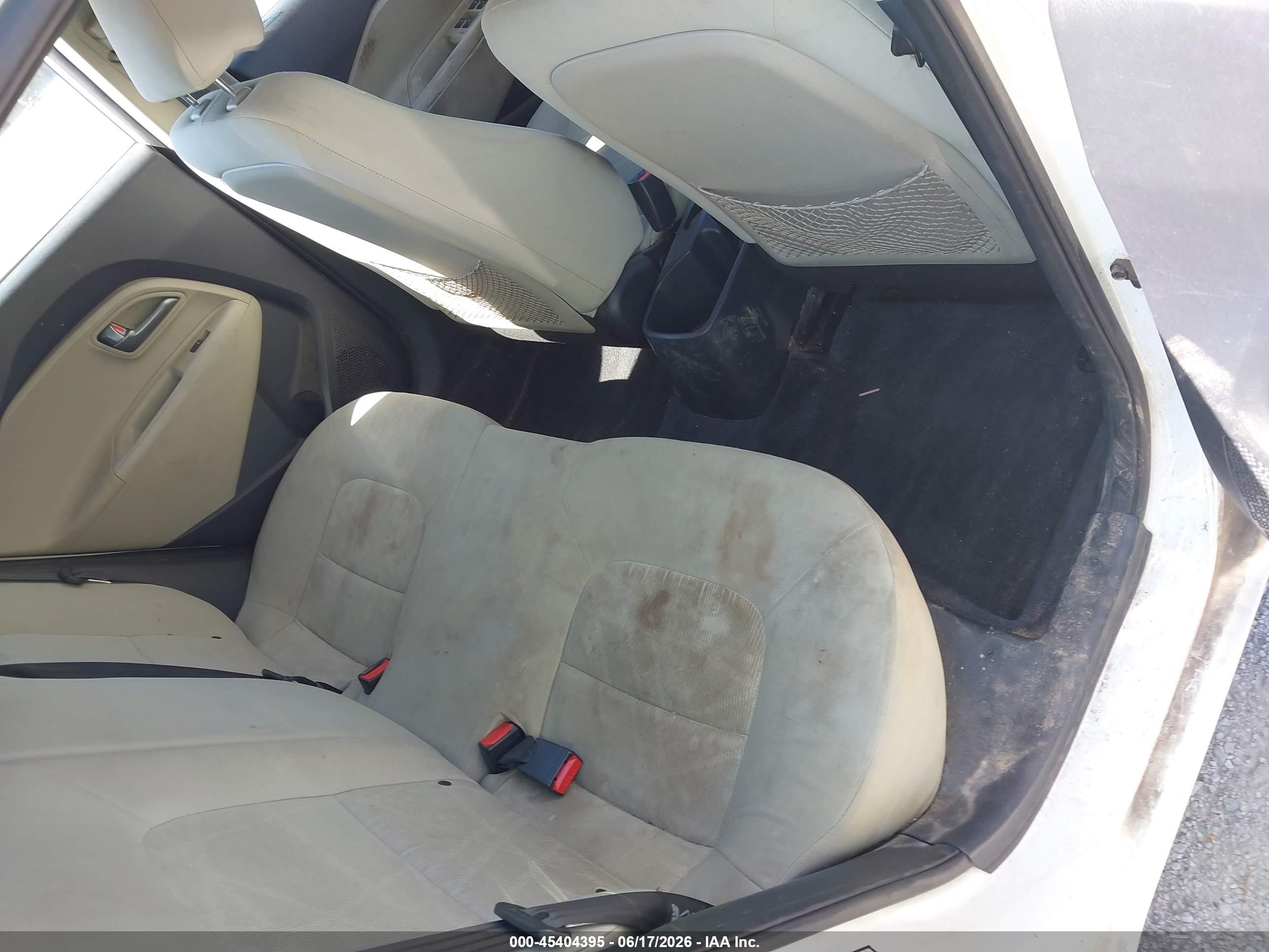 2013 Kia Rio Lx White vin: KNADM5A37D6162865