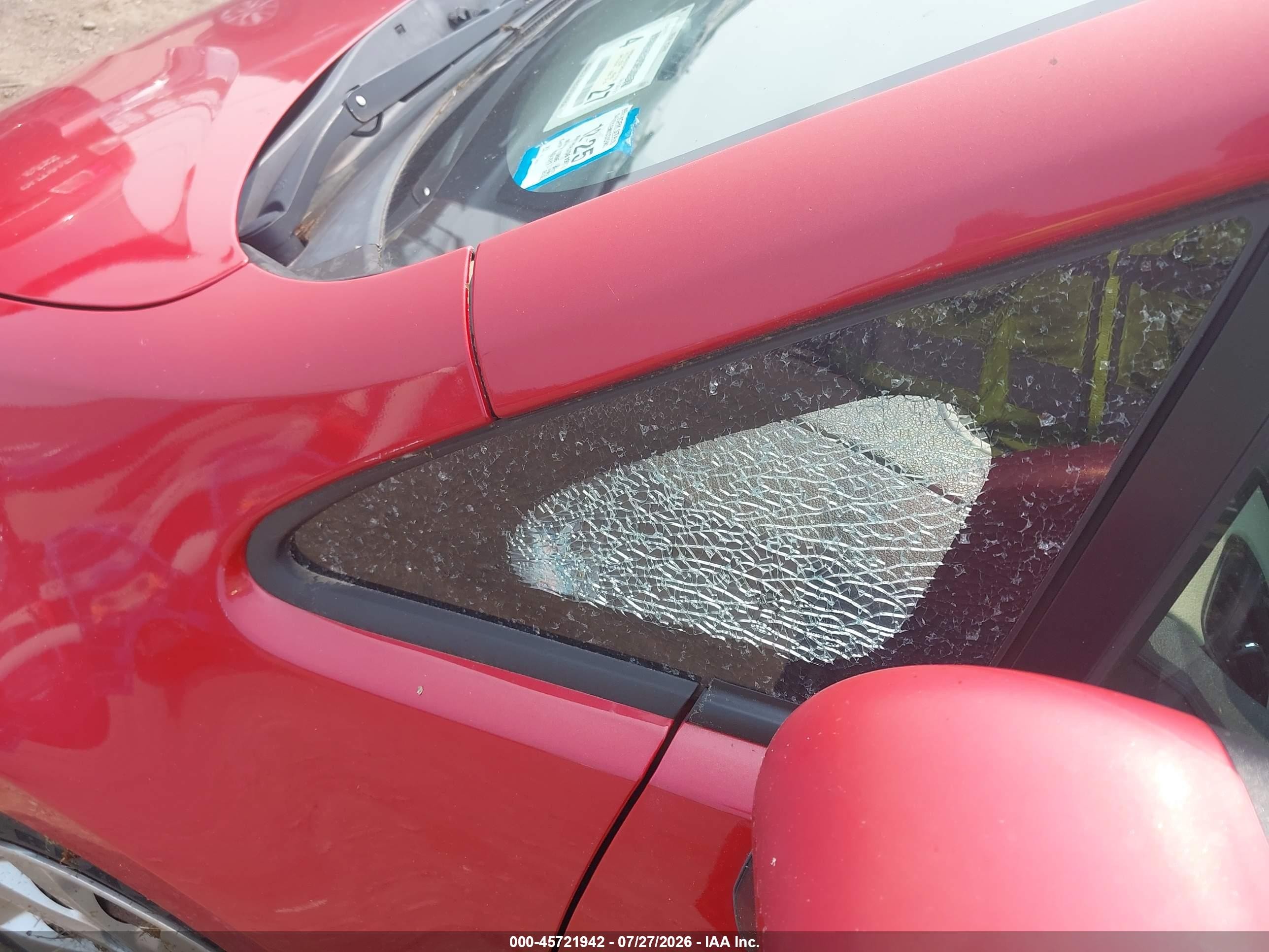 2013 Kia Rio Lx Red vin: KNADM5A37D6197776