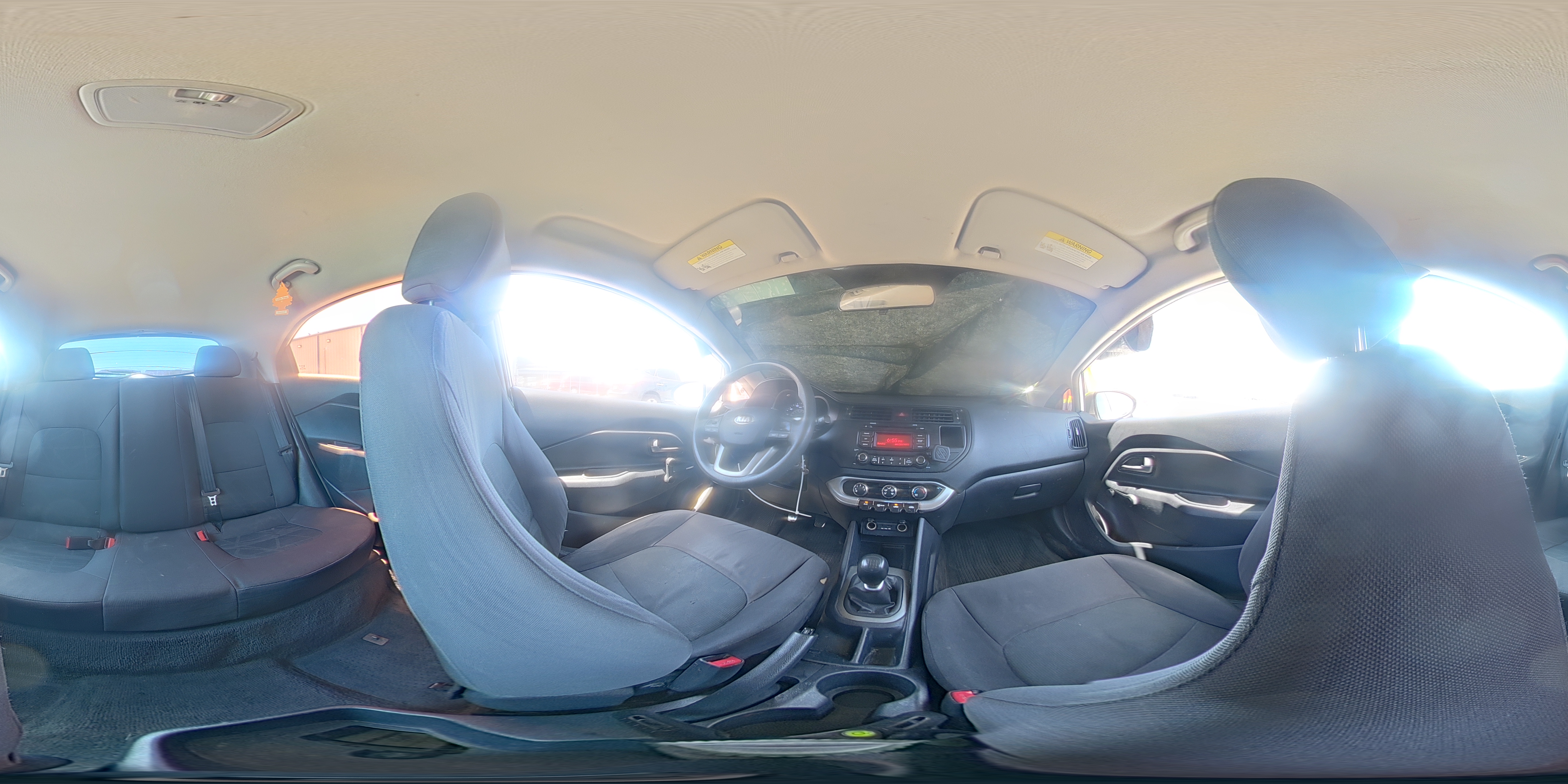 2013 Kia Rio Lx Silver vin: KNADM5A37D6295643